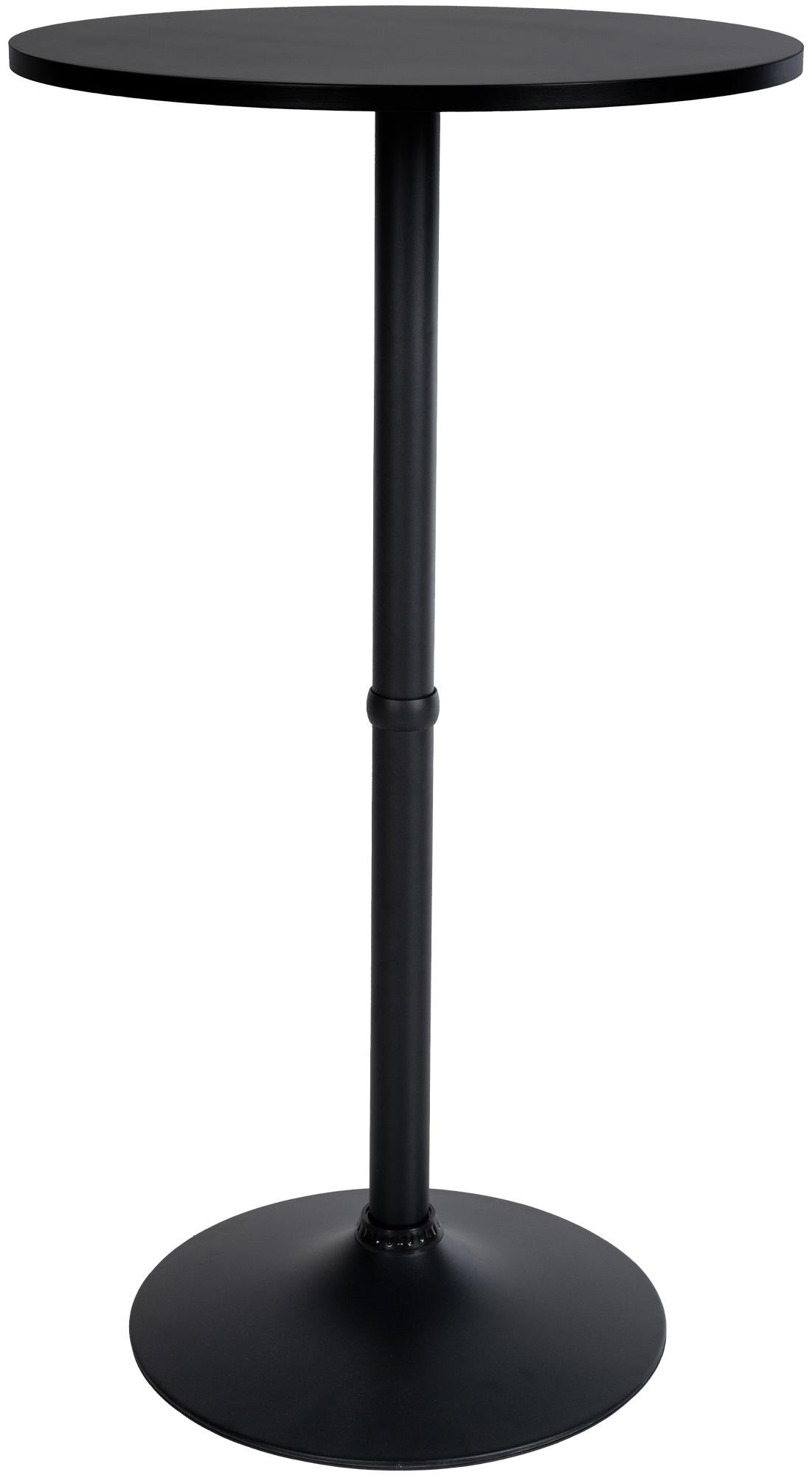 Ronde Statafel 60 cm - Bartafel - Stijlvol & Stabiel Design Kleur zwart/zwart