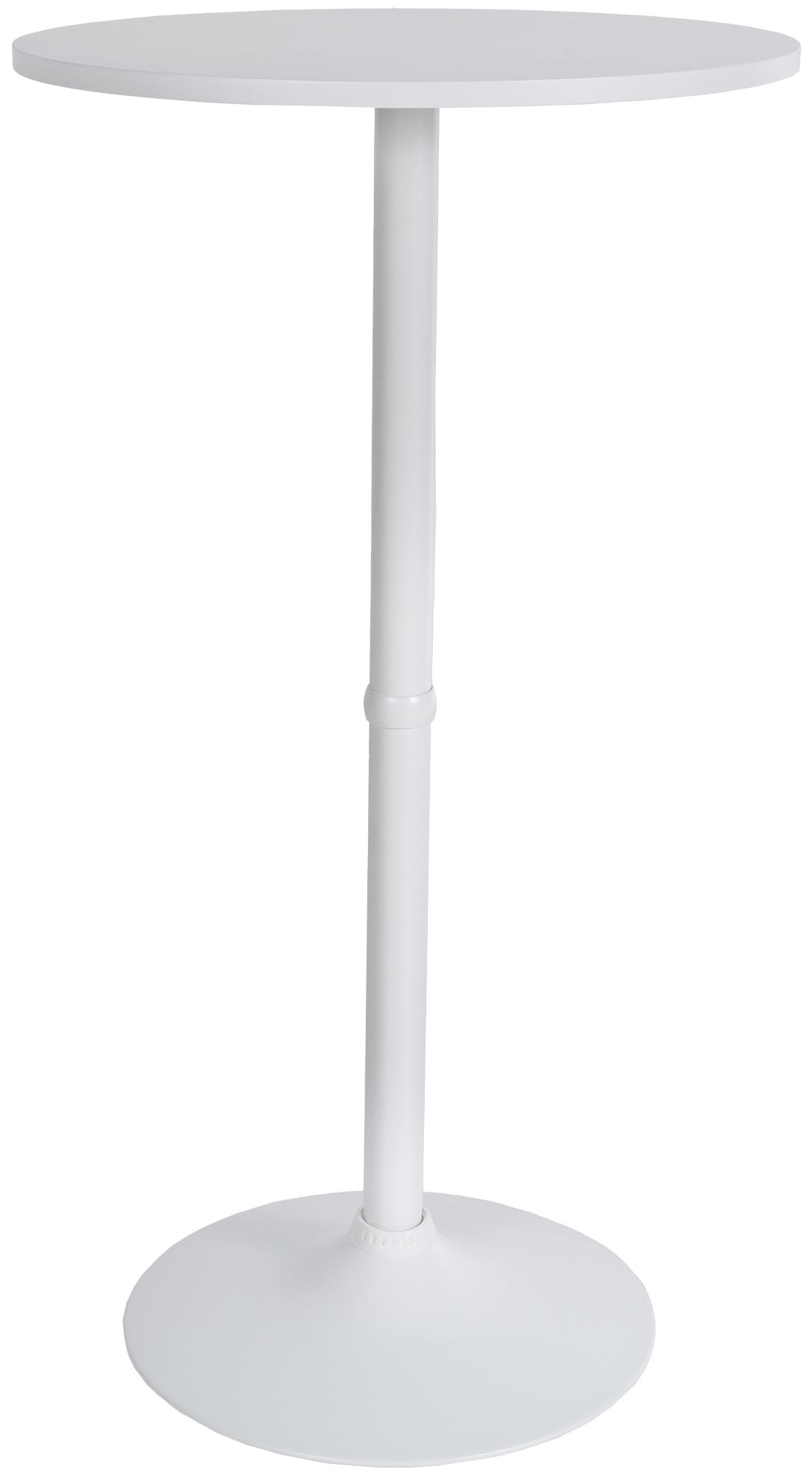 Ronde Statafel 60 cm - Bartafel - Stijlvol & Stabiel Design Kleur wit/wit