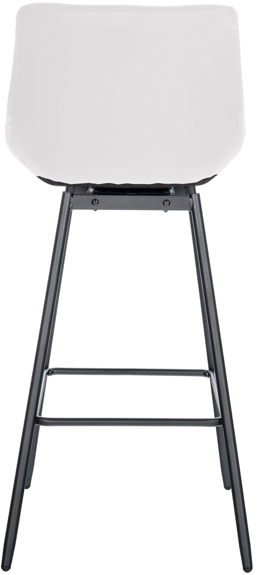 Draaibare Barkruk, Roterende Zit, Maximaal Comfort - Fluweel of Kunstleer Kleur wit