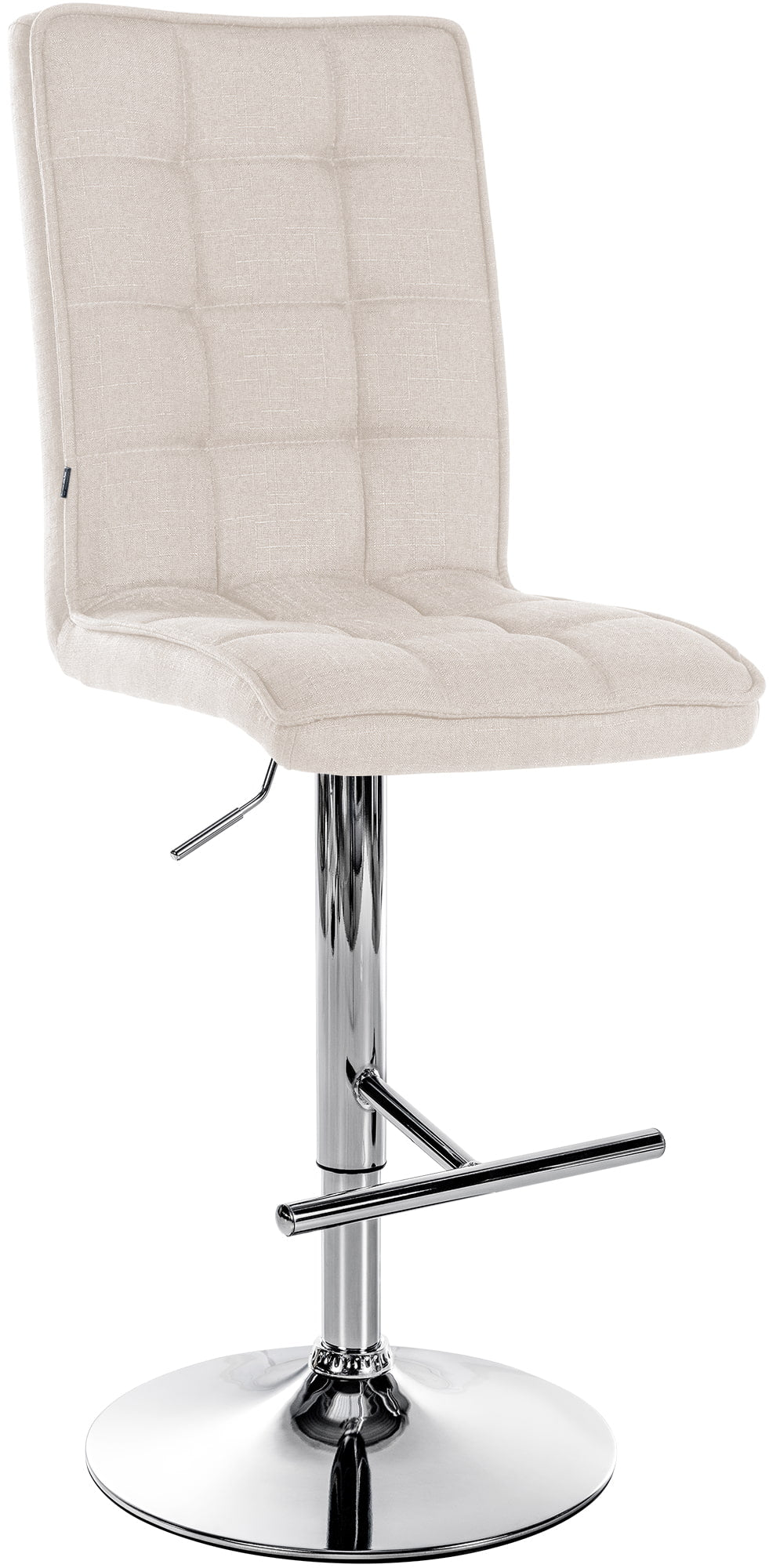 Verstelbare Barkruk - Hoge Kruk - Optimaal Zitcomfort en Flexibiliteit Kleur crème