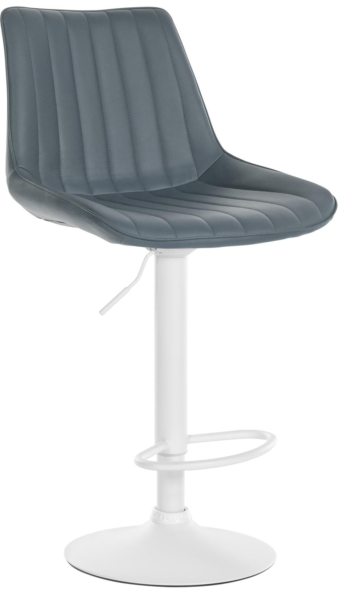Elegante Kunstleren Barkruk - Hocker - Uitstekend Zitcomfort, Onderhoudsvriendelijk Design Kleur grijs