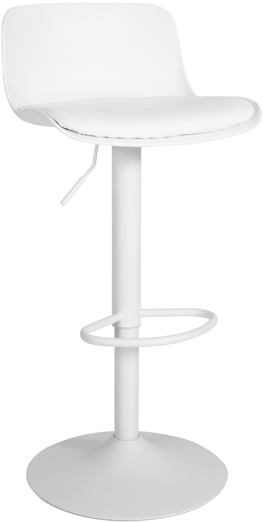 Keukenbarkruk - Thuisbarstoel, Kunstleer - Verstelbare Zithoogte 57-82cm Kleur zwart