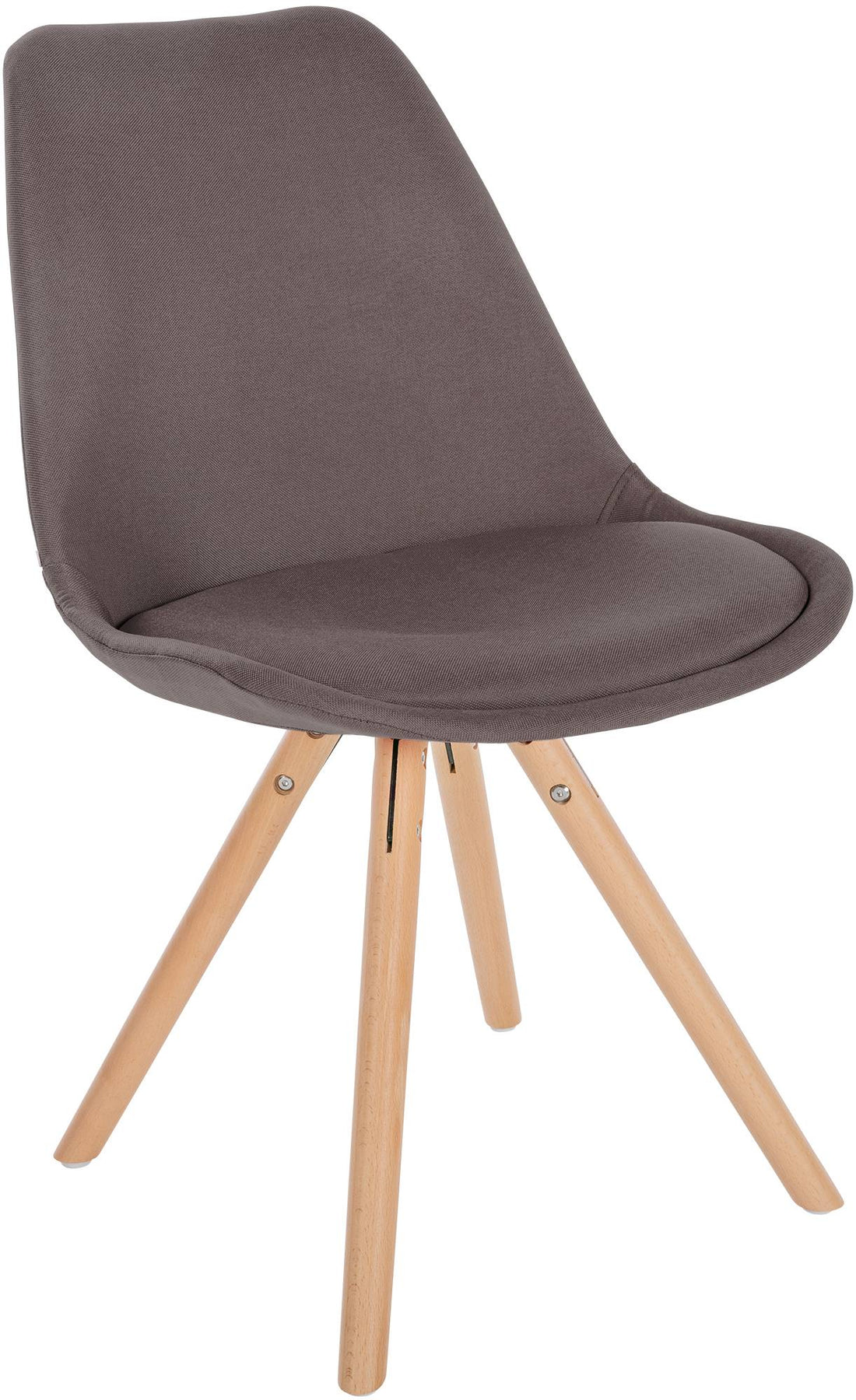 Comfortabele Eetkamerstoel - Bezoekerstoel - Uitstekend Zitcomfort Kleur taupe