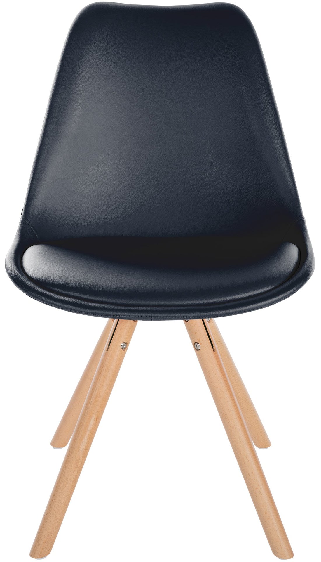 Eetkamerstoel Kunstleer - Stoel - Langdurig Comfort Kleur zwart