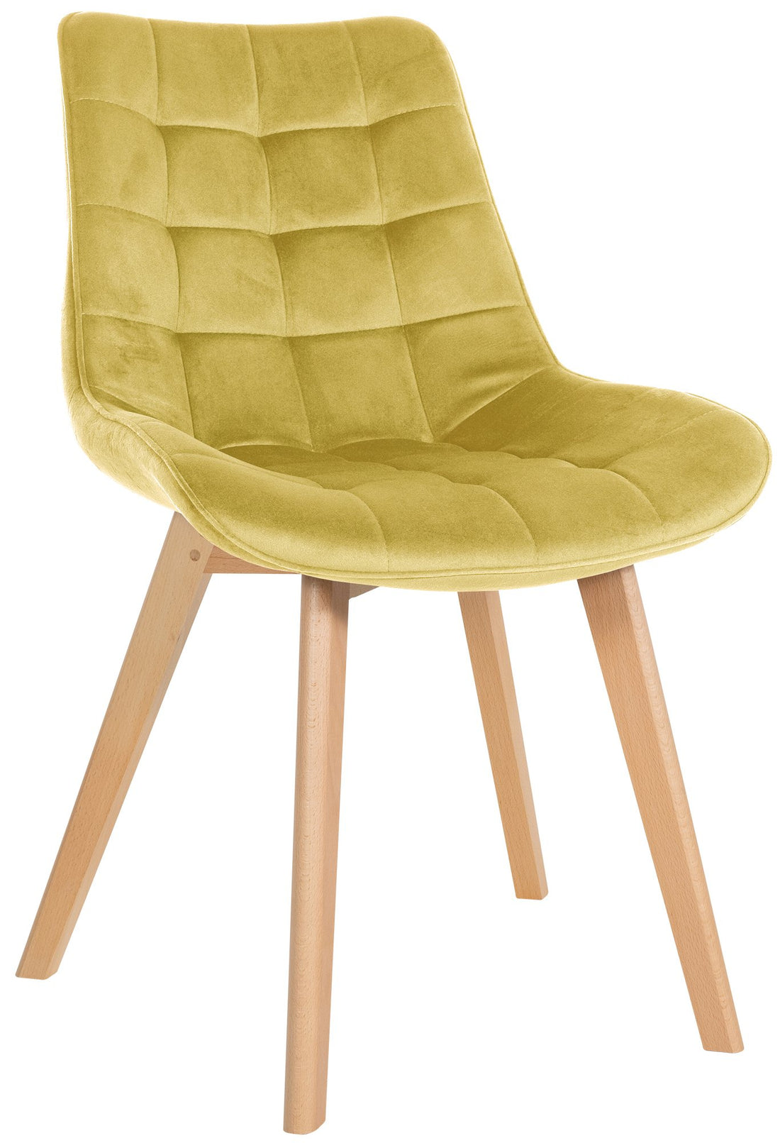 Fluwelen Eetkamerstoel - Comfortabele Stoel - Scandinavische Stijl Kleur blauw