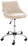 Ergonomische Werkkruk - Bureaustoel - Hoogte Verstelbaar, Uiterst Comfortabel Design Kleur crème