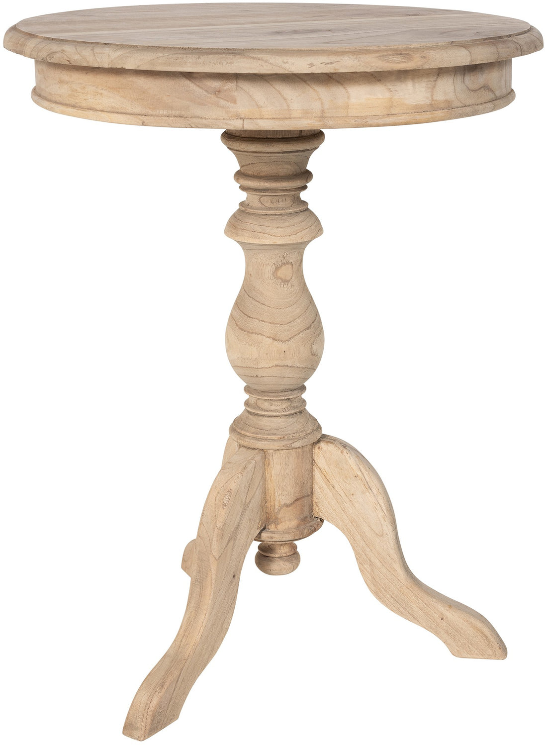 Bijzettafel - Sidetable - Duurzaam Mindi-hout ontwerp, Robuust en Stijlvol Kleur natuur