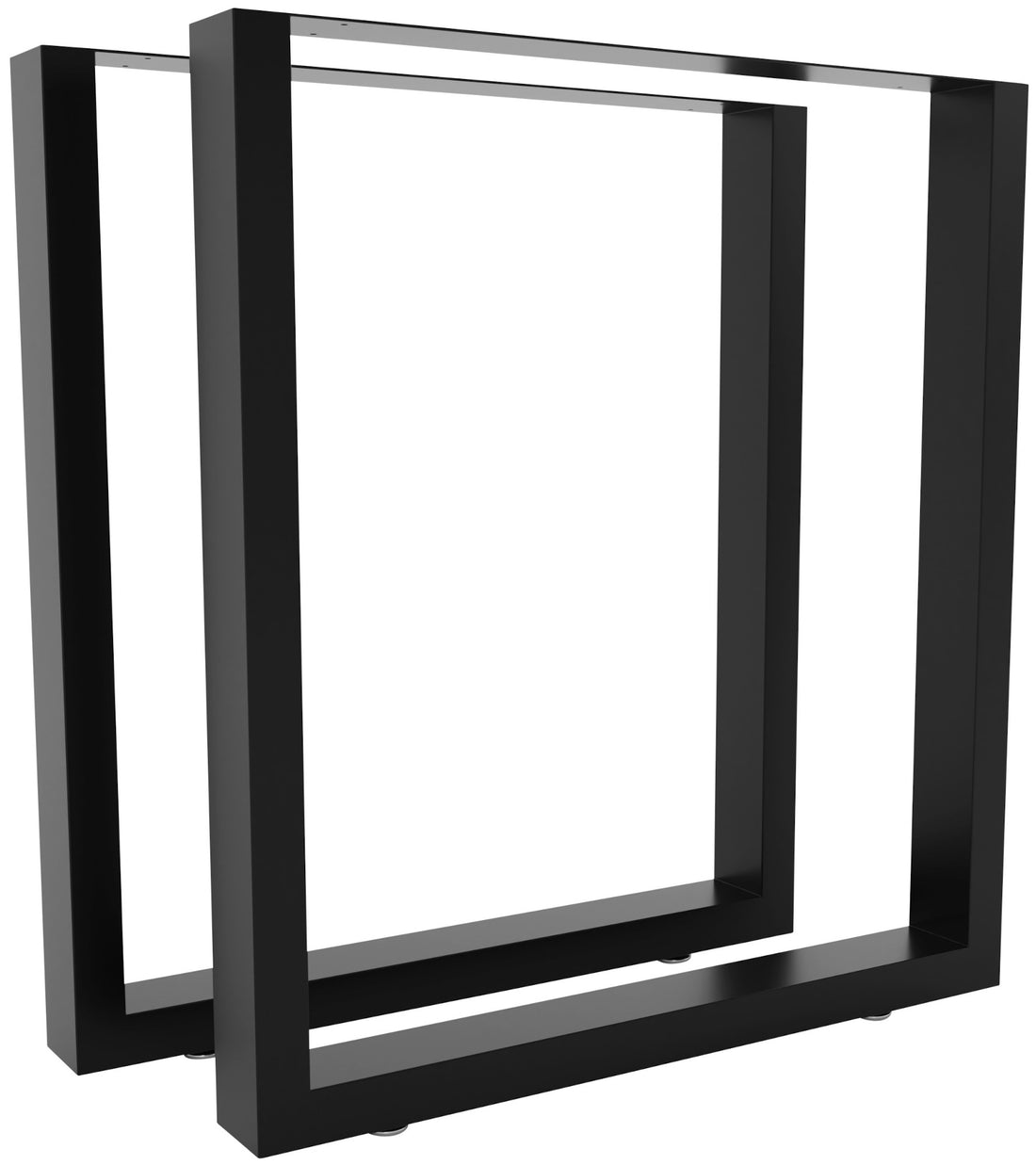 Tafelpoten Salontafel - Metalen Onderstellen - Hoogwaardige Vloerbescherming Kleur zwart