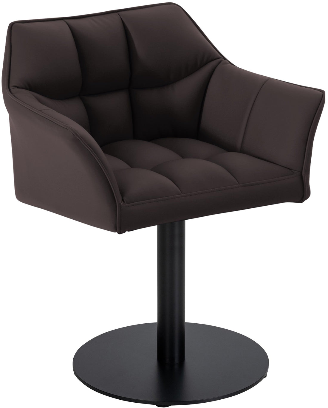 Moderne Loungestoel - Fauteuil - Eigentijdse Zitcomfort, Stabiliteit & Stijlvolle Uitstraling Kleur bruin