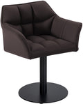Moderne Loungestoel - Fauteuil - Eigentijdse Zitcomfort, Stabiliteit & Stijlvolle Uitstraling Kleur bruin