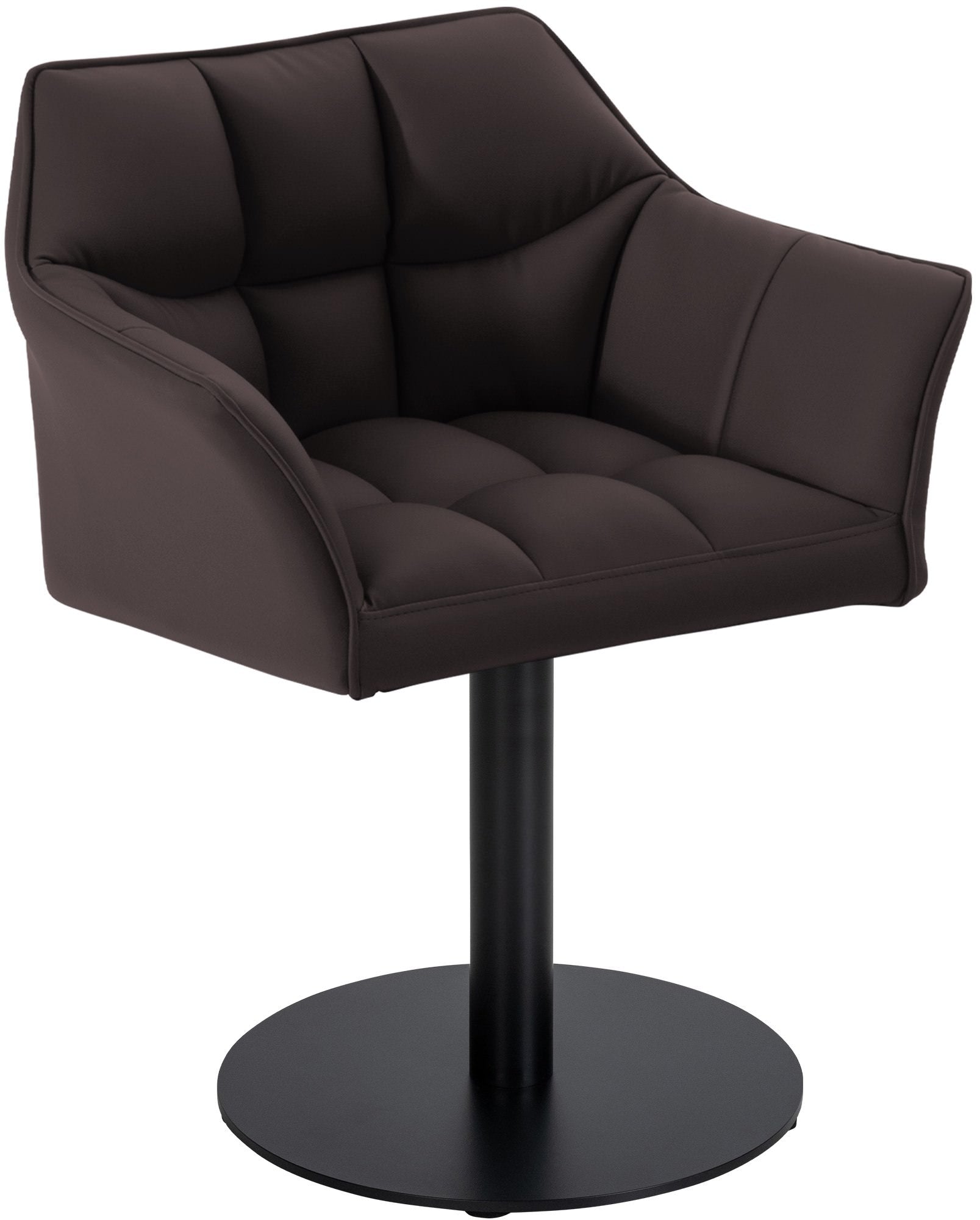 Moderne Loungestoel - Fauteuil - Eigentijdse Zitcomfort, Stabiliteit & Stijlvolle Uitstraling Kleur bruin