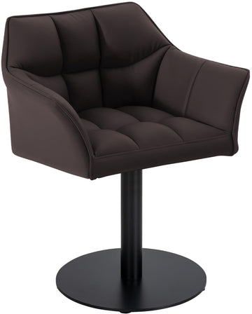 Moderne Loungestoel - Fauteuil - Eigentijdse Zitcomfort, Stabiliteit & Stijlvolle Uitstraling Kleur bruin