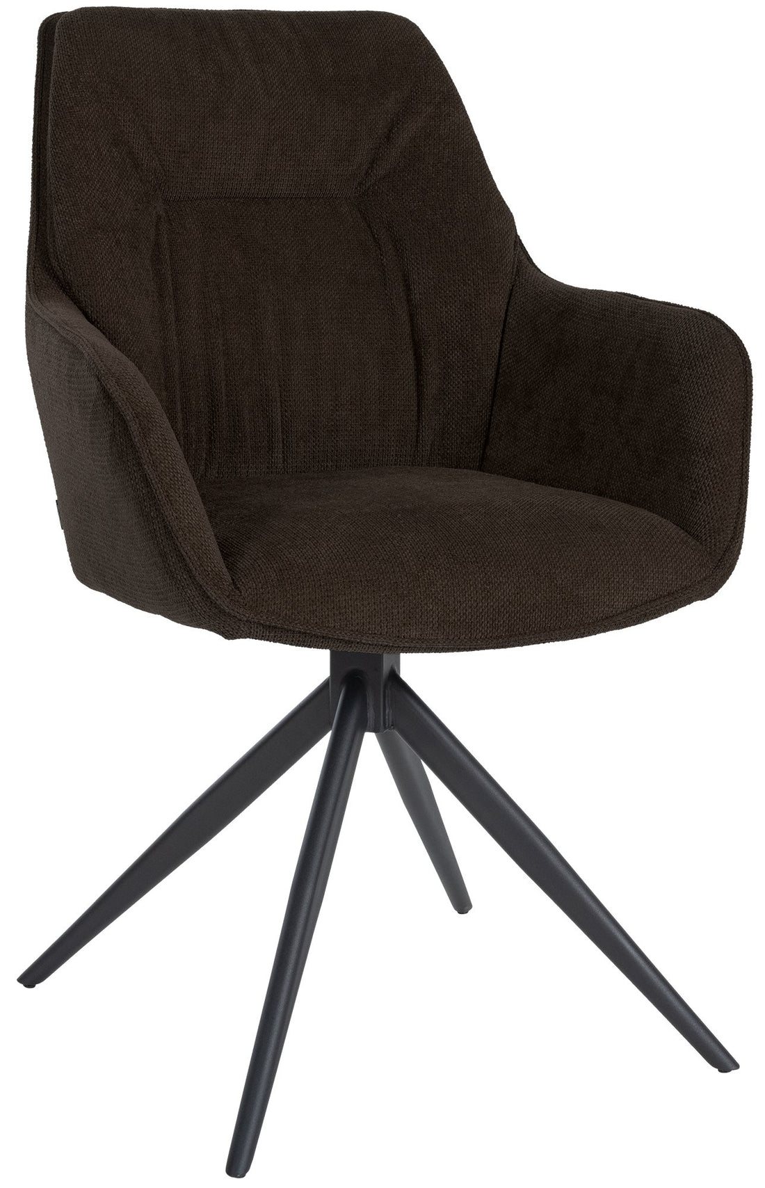 Eetkamerstoel - Keukenstoel - Hoog Zitcomfort Met Draaifunctie 180° Kleur bruin