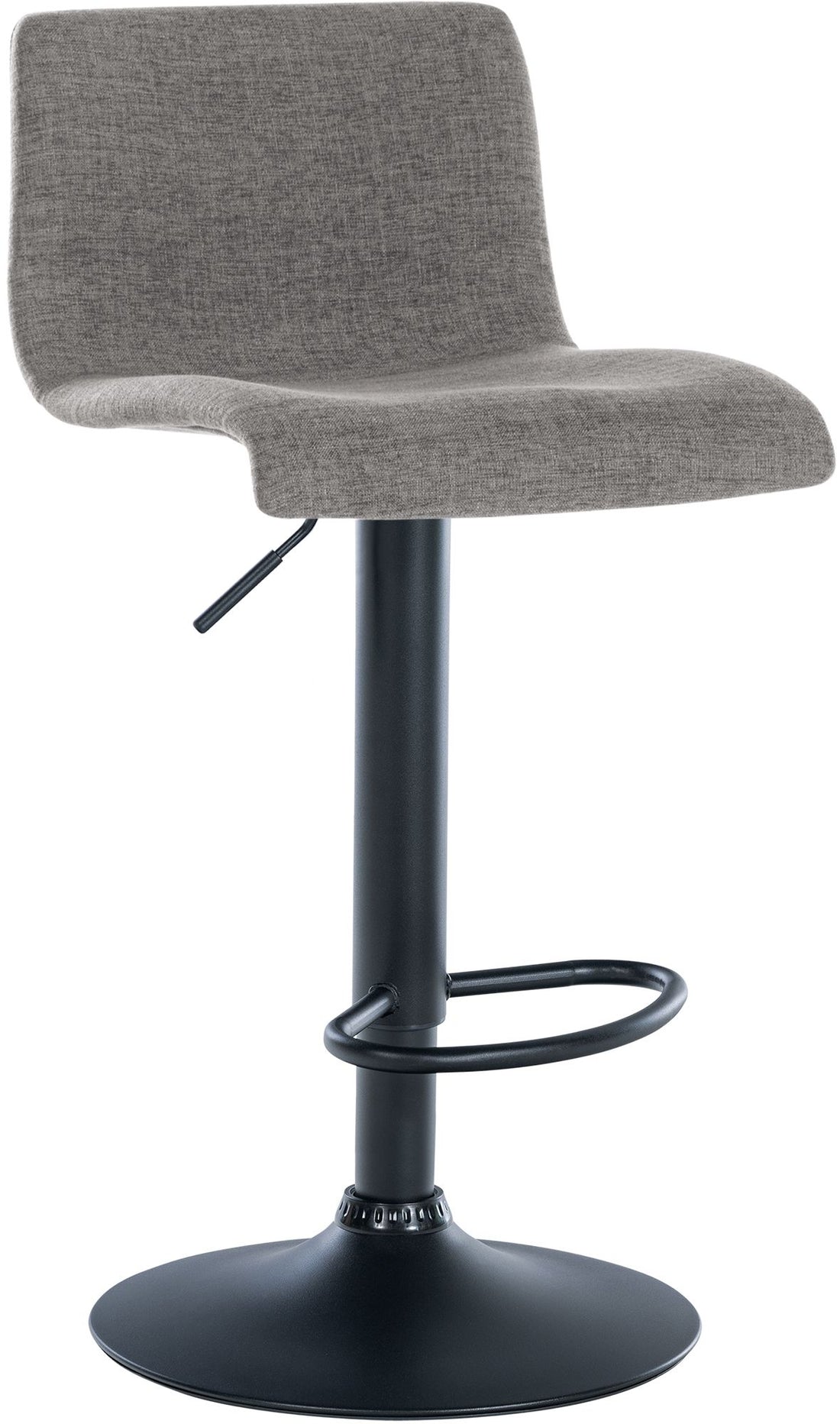 Moderne Barkruk - Stijlvolle Stool - 360° Draaibaarheid, Hoogte Verstelbaar Kleur lichtgrijs