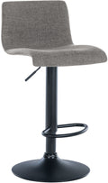 Moderne Barkruk - Stijlvolle Stool - 360° Draaibaarheid, Hoogte Verstelbaar Kleur lichtgrijs