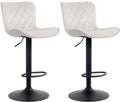 Set van 2 Luxe Barkrukken - Exclusieve Krukken - Maximale Comfort, Hoogte Verstelbaar Kleur crème