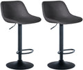 Moderne Barkrukken Set - Design Krukken - Hoog Zitcomfort, 360° Draaibaarheidsvoordeel Kleur donkergrijs