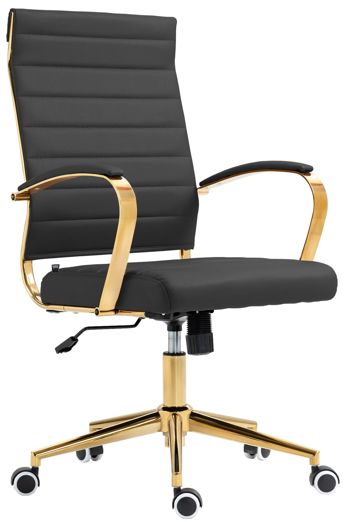 Ergonomische Kunstleren Bureaustoel - Design Zitcomfort - 360° Draaibaarheidsvoordeel Kleur zwart
