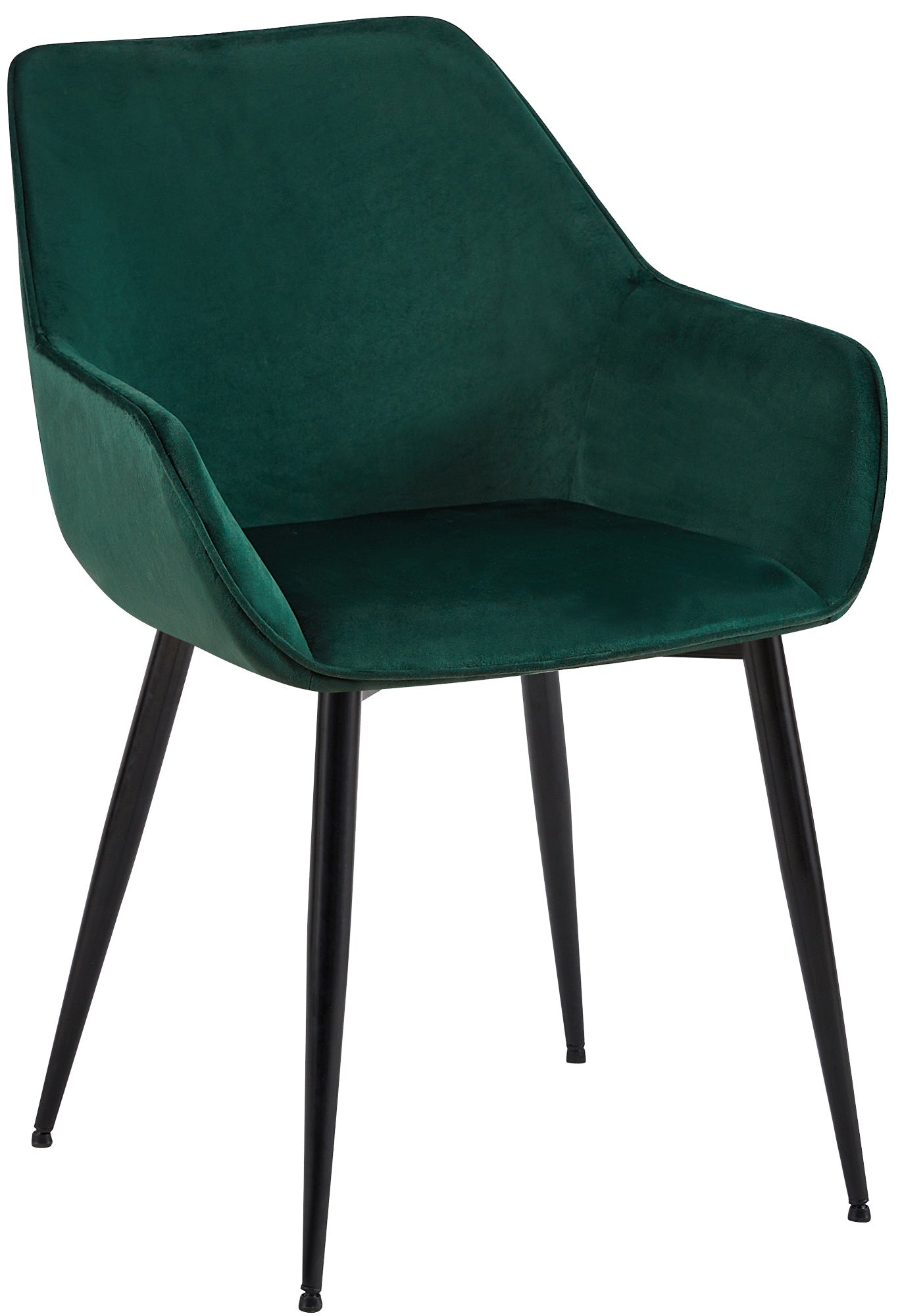 Eetkamerstoel - Comfortabele Luxe - Robuust Metaal Frame Kleur groen Materiaal zacht