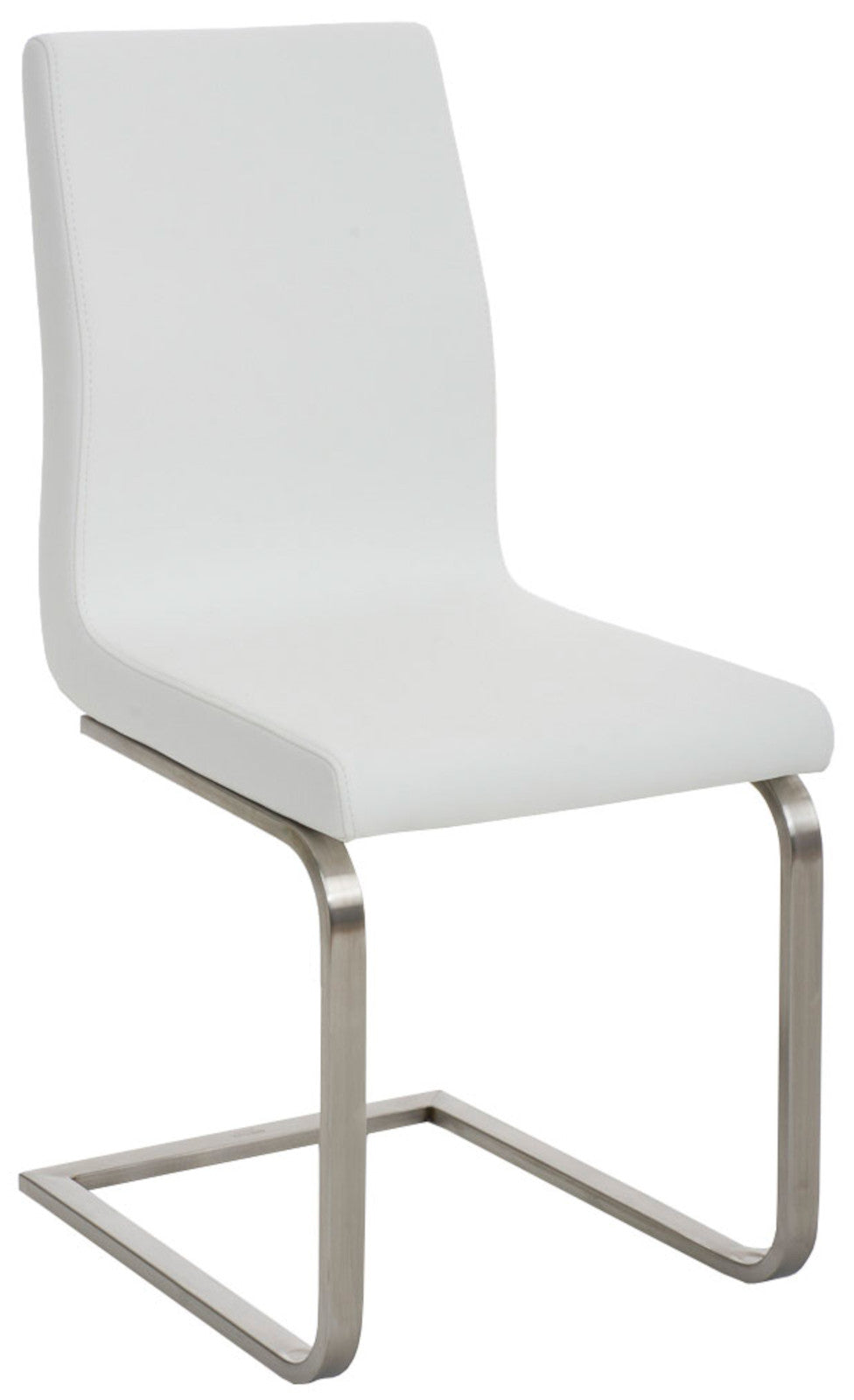 2-delige set Moderne Eetkamerstoelen - Design Zetels - Optimale Zitcomfort Kleur wit