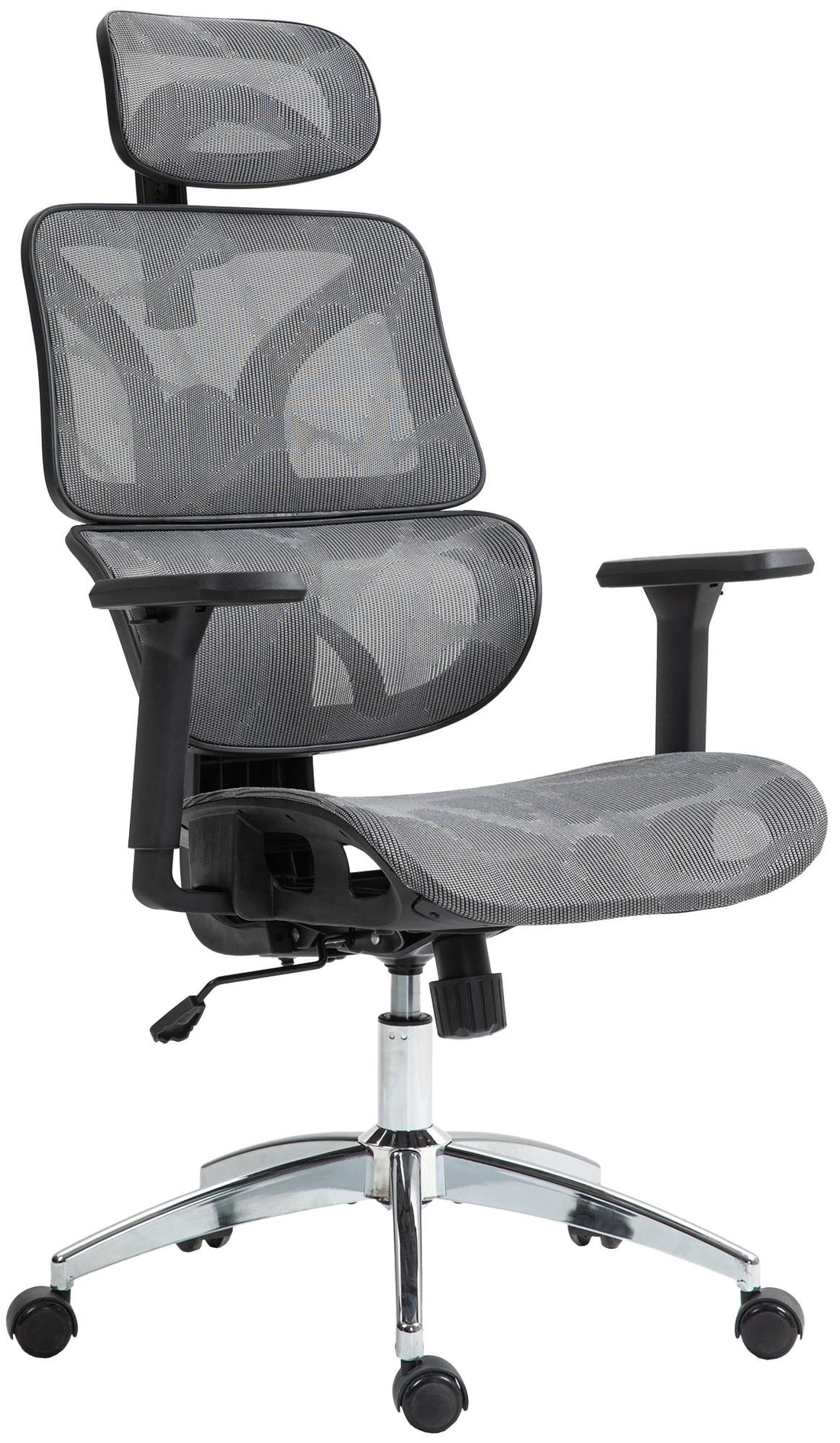 Ergonomische Bureaustoel - Kantoorstoel - Verstelbare Lendensteun & Hoofdsteun voor Optimaal Comfort Kleur zwart