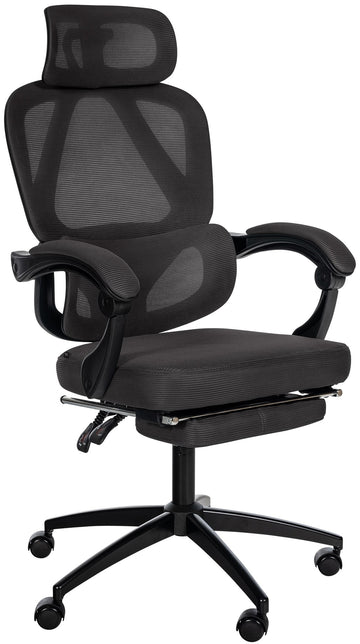 Ergonomische Bureaustoel - Kantoorstoel - Ademend Mesh Design, Ultiem Comfort Kleur zwart
