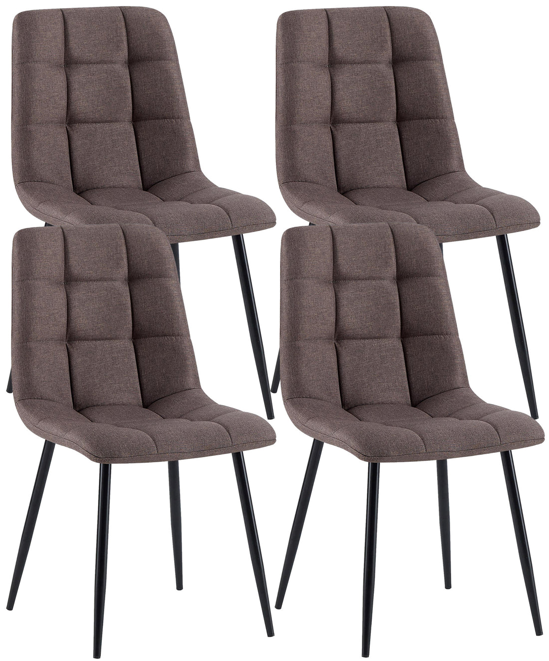 Comfortabele Eetkamerstoel - Dineren - Moderne Look, Optimale Zitcomfort, Vloerbeschermers Kleur blauw