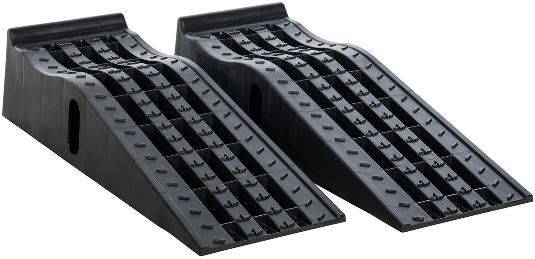 Oprijrampen Set - Autoblokken - Extra Veiligheid en Stabiliteit Inhoud set toegangsramp