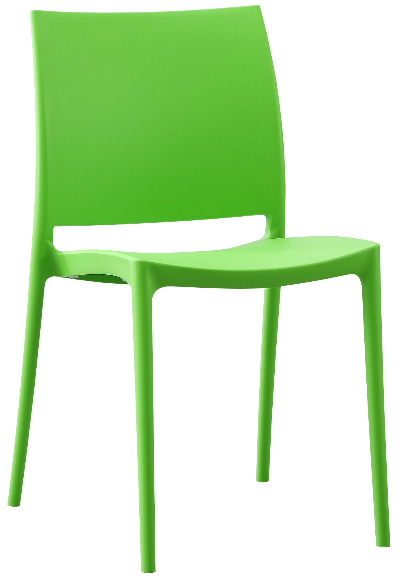 Tuinstoel - Buitenstoel - UV-bestendig Kunststof, Weerbestendige Comfortstoel Kleur groen