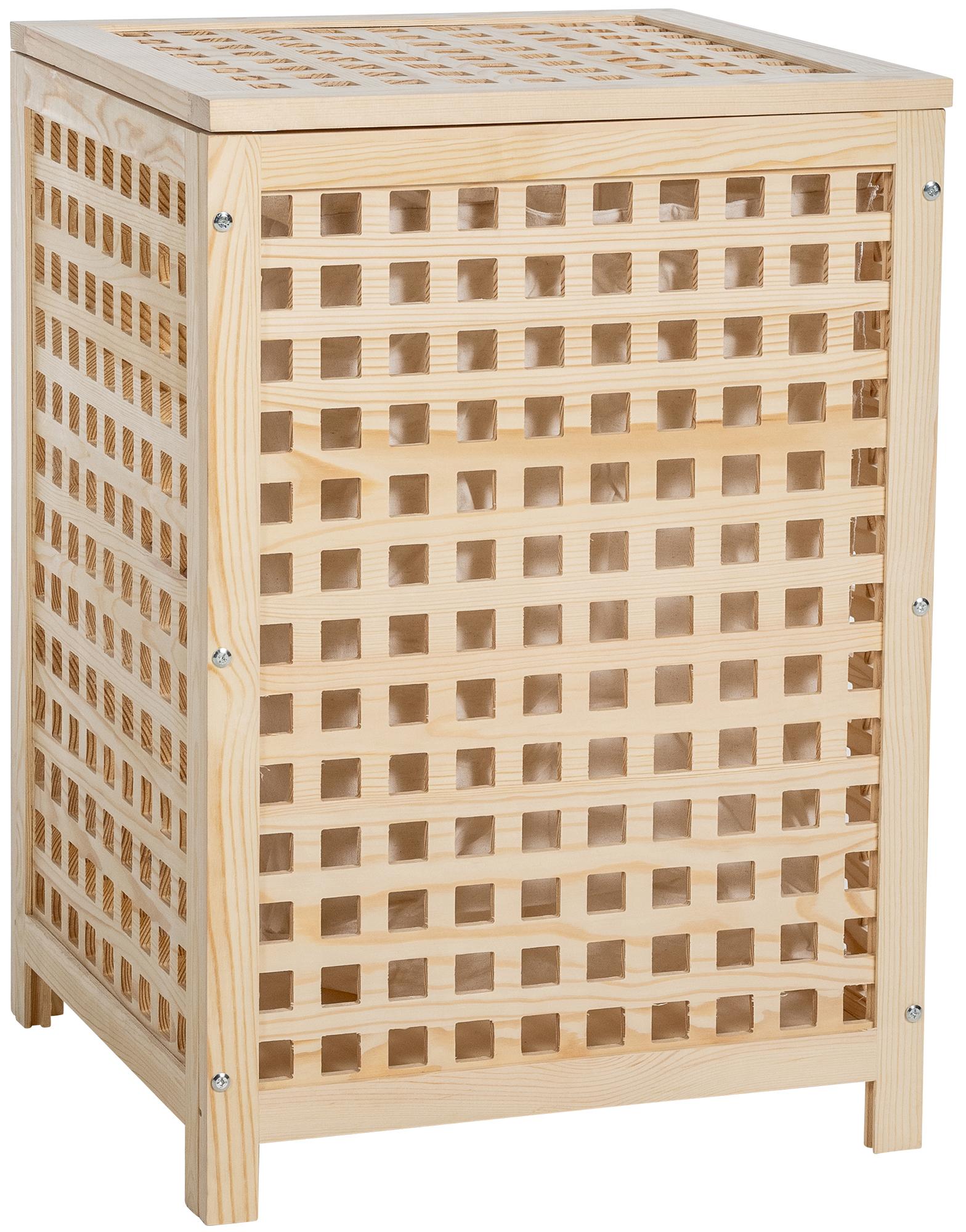 Wasmanden Set - Wasboxen - Ventilatiegaten voor Frisse Was Kleur natuur