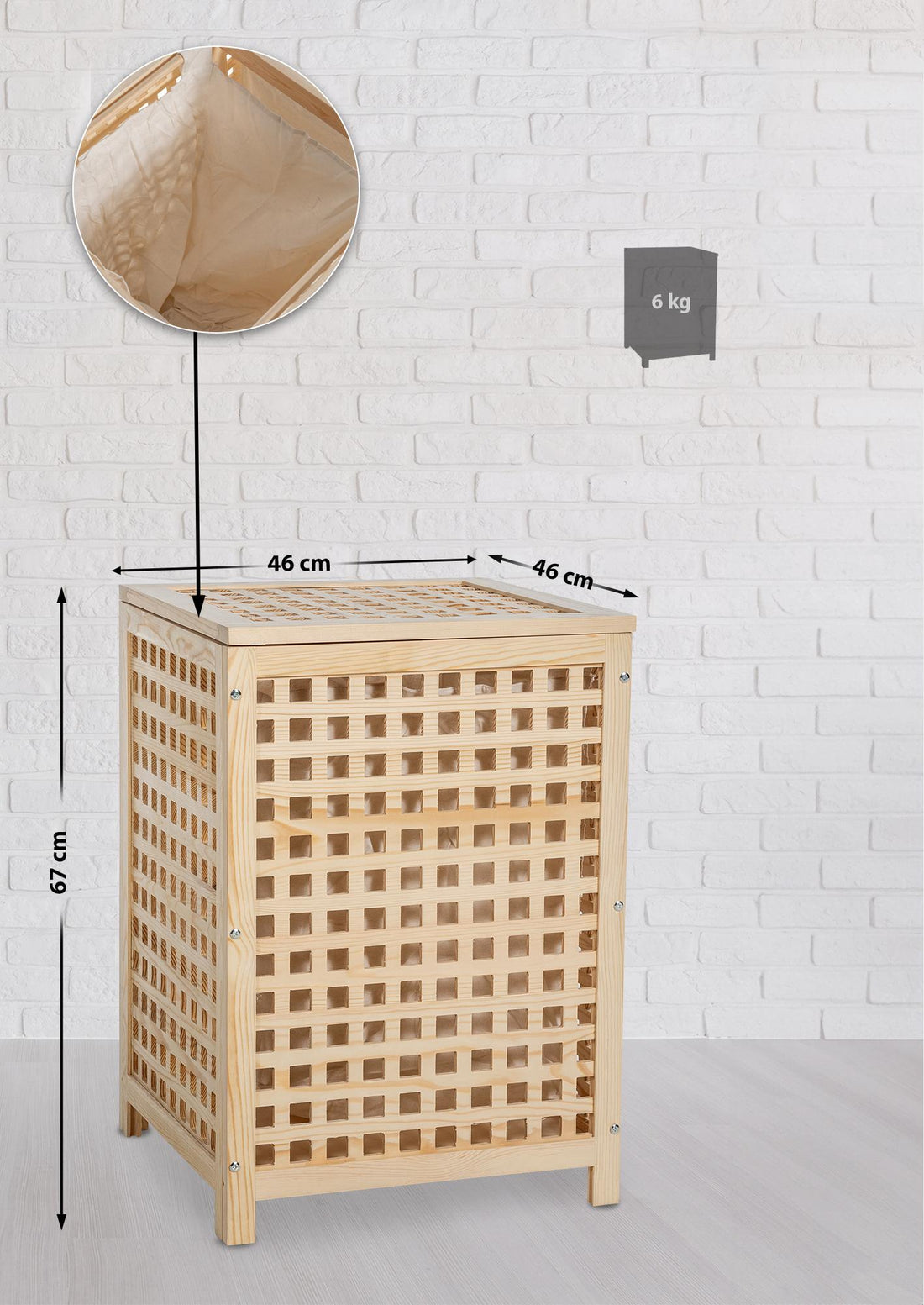 Wasmanden Set - Wasboxen - Ventilatiegaten voor Frisse Was