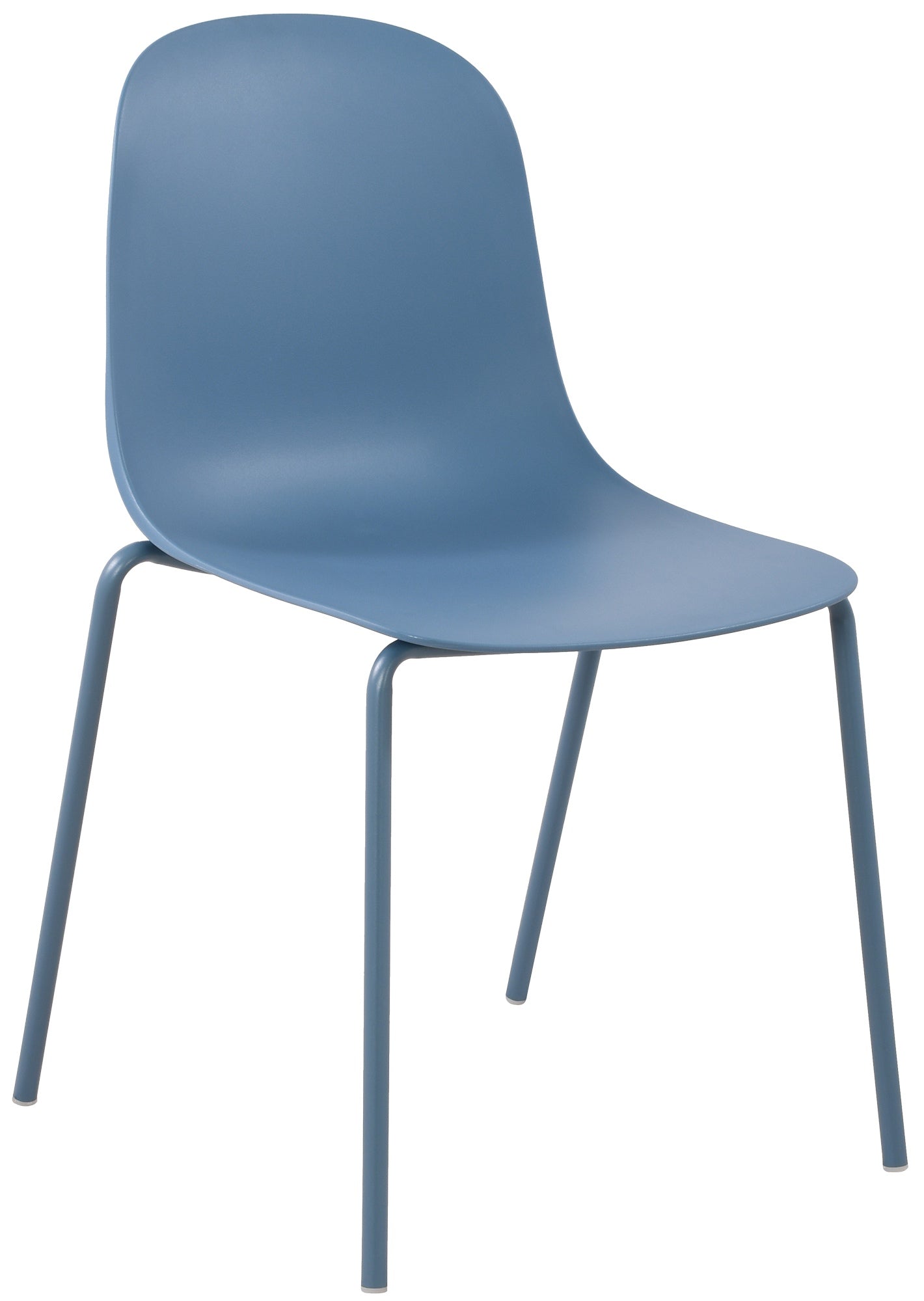 Stapelstoel voor binnen en buiten - Tuinstoel - Weerbestendig & Roestvrij ontwerp Kleur blauw