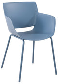 Veelzijdige Tuin- & Bistrostoel - Stoel voor Binnen/Buiten - Weerbestendig & Duurzaam Kleur blauw