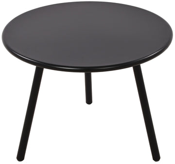 Weersbestendige Loungetafel - Bijzettafel - Roestvrij ontwerp, binnen en buiten gebruik Kleur zwart