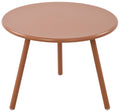 Weersbestendige Loungetafel - Bijzettafel - Roestvrij ontwerp, binnen en buiten gebruik Kleur terracotta