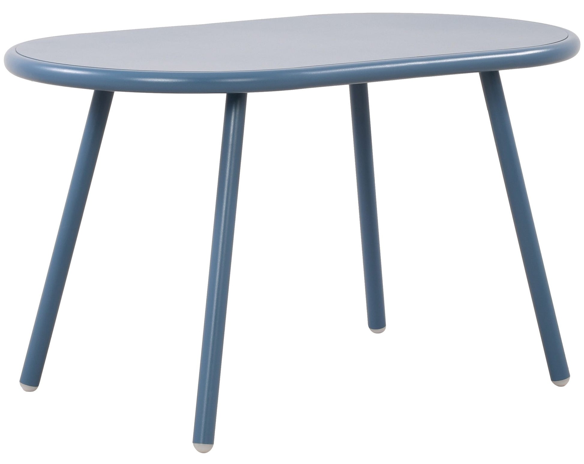 Moderne Loungetafel - Buitentafel - Roestvrije Metalen Poten, Weerbestendig - Recycled Kunststof Kleur blauw
