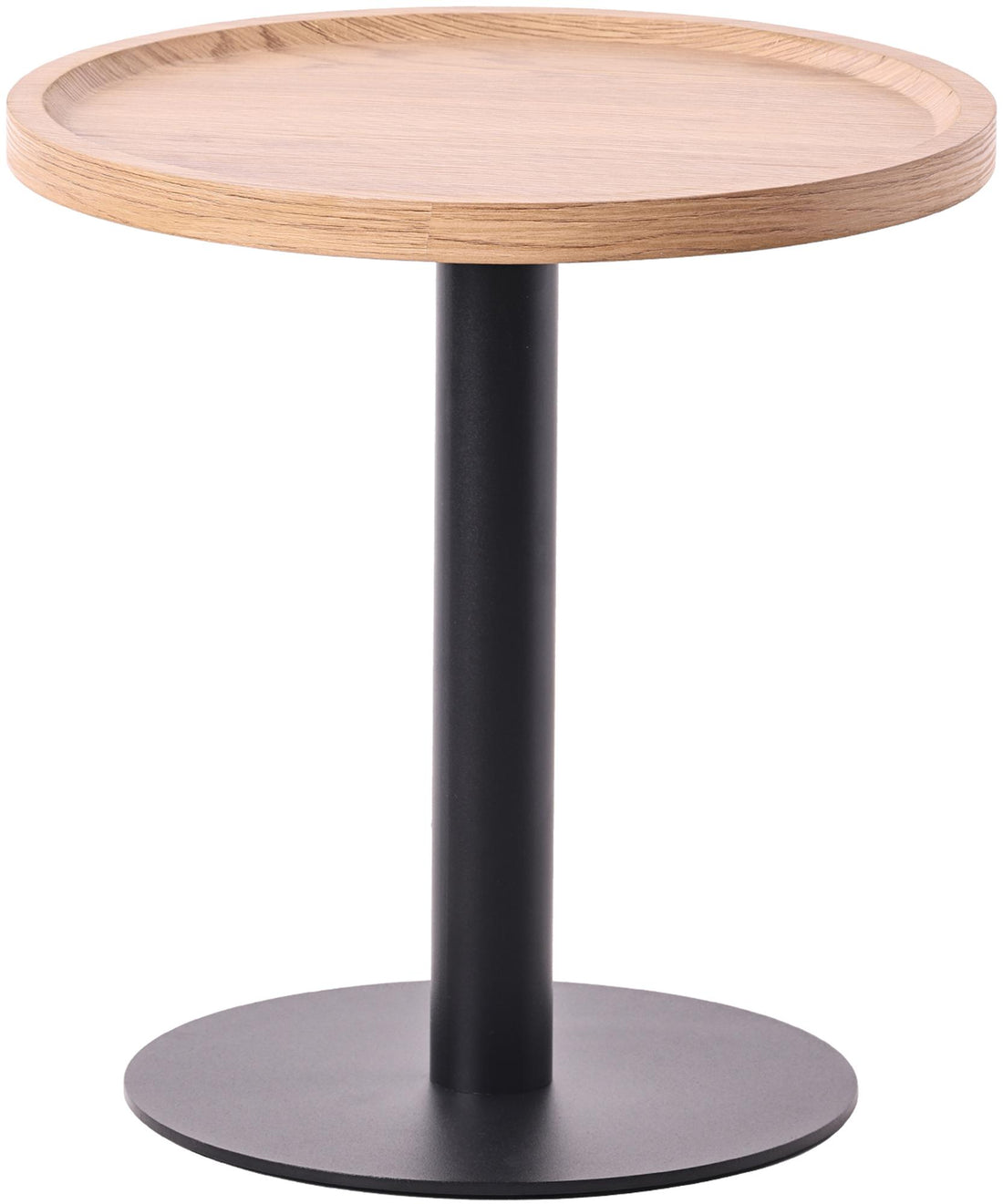 Ronde Bijzettafel - Sofatafel - Modern Ontwerp, Stabiliteit & Duurzaamheid Kleur natuur