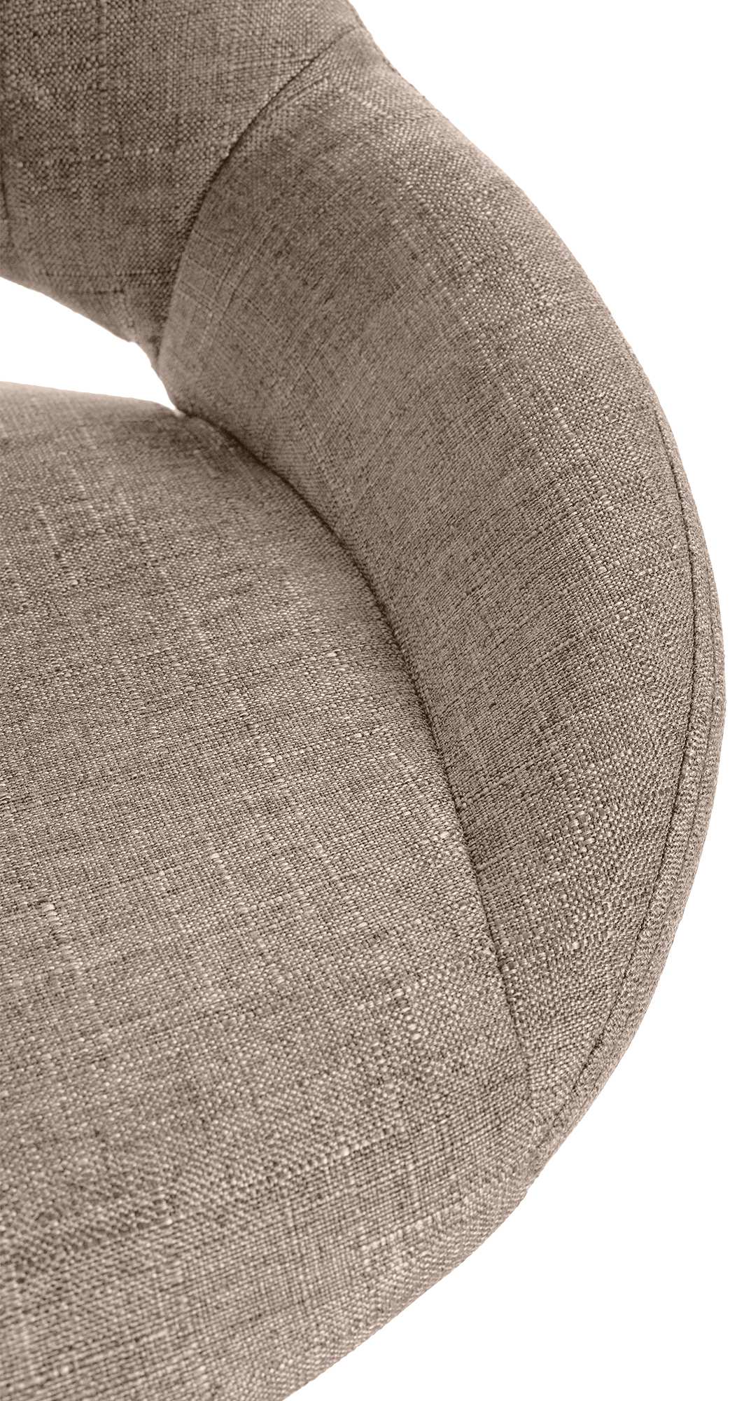 Set van 2 stijlvolle barkrukken - Krukken - Hoogteverstelbaar comfort, 360° draaifunctie Kleur taupe