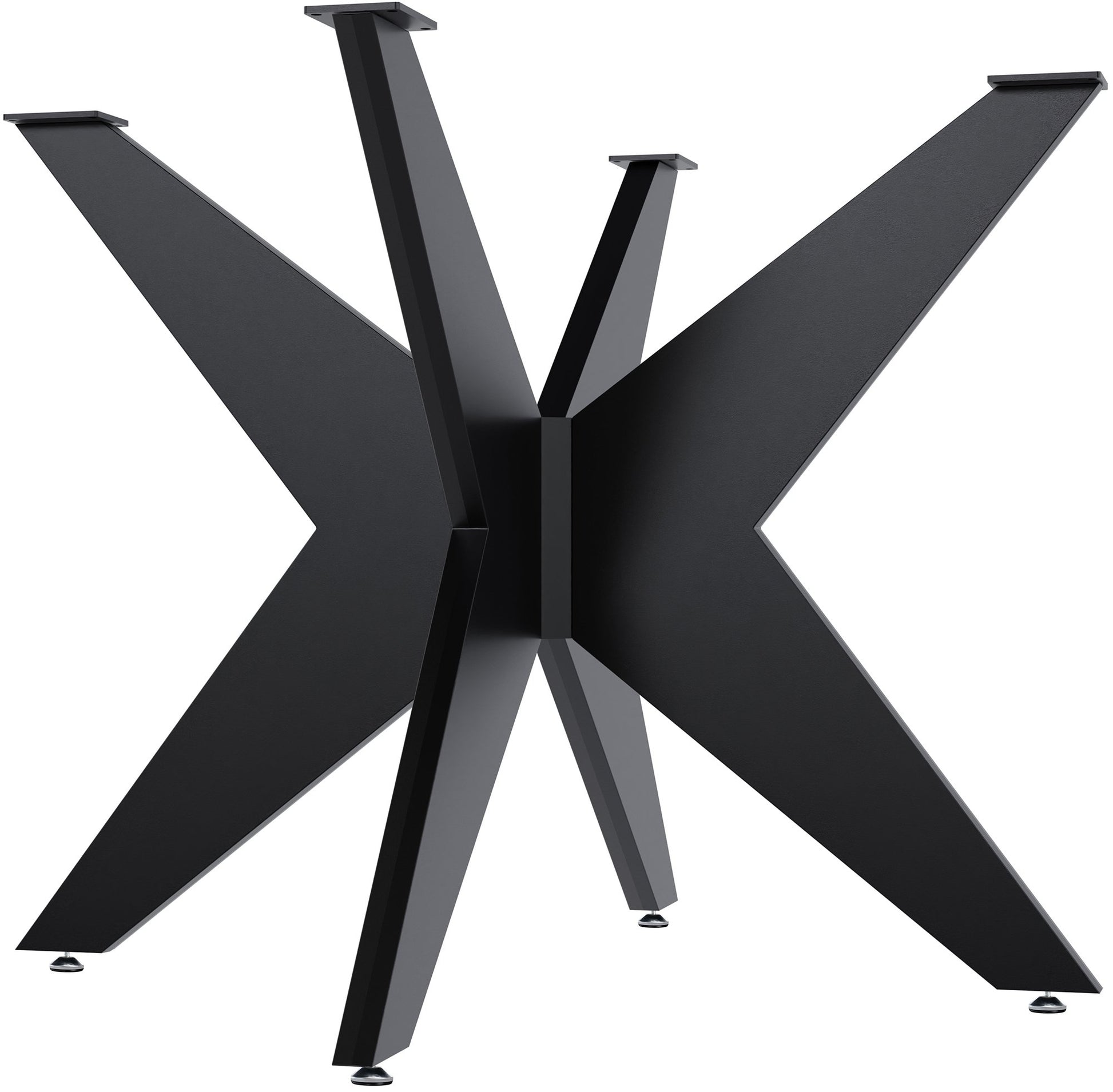 Industriële Tafelpoten - Stevige Tafelsteunen - Grote Draagkracht tot 200 kg Kleur zwart