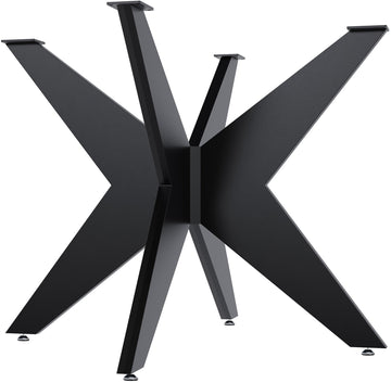 Industriële Tafelpoten - Stevige Tafelsteunen - Grote Draagkracht tot 200 kg Kleur zwart