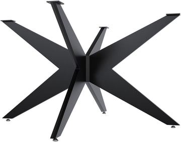 Industriële Tafelpoten - Zwart Staal - Stabiele Basis voor Creatieve Projecten Kleur zwart