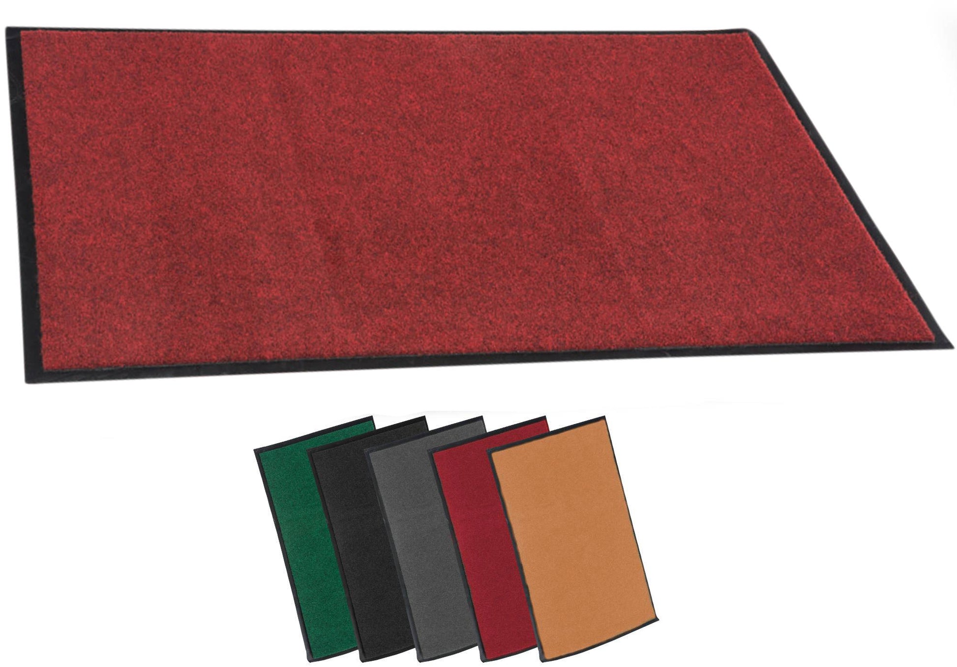Vuilvang Deurmat - Schoonloopmat - Uitzonderlijke Reinigingsprestaties, 60x90 cm Kleur rood Maat