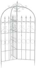 Klimrek, Trellis - Vrijstaand Steeksysteem - Romantische Stijl Kleur antiek wit