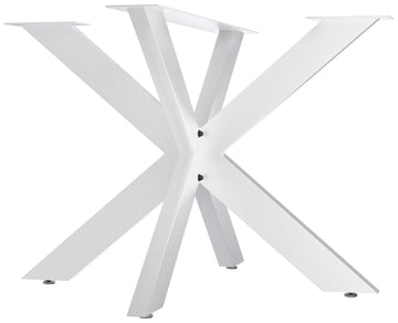 Industriële Tafelpoten - Tafelframe - Hoogwaardig Gepoedercoat Staal, Eenvoudige Montage Kleur wit Maat