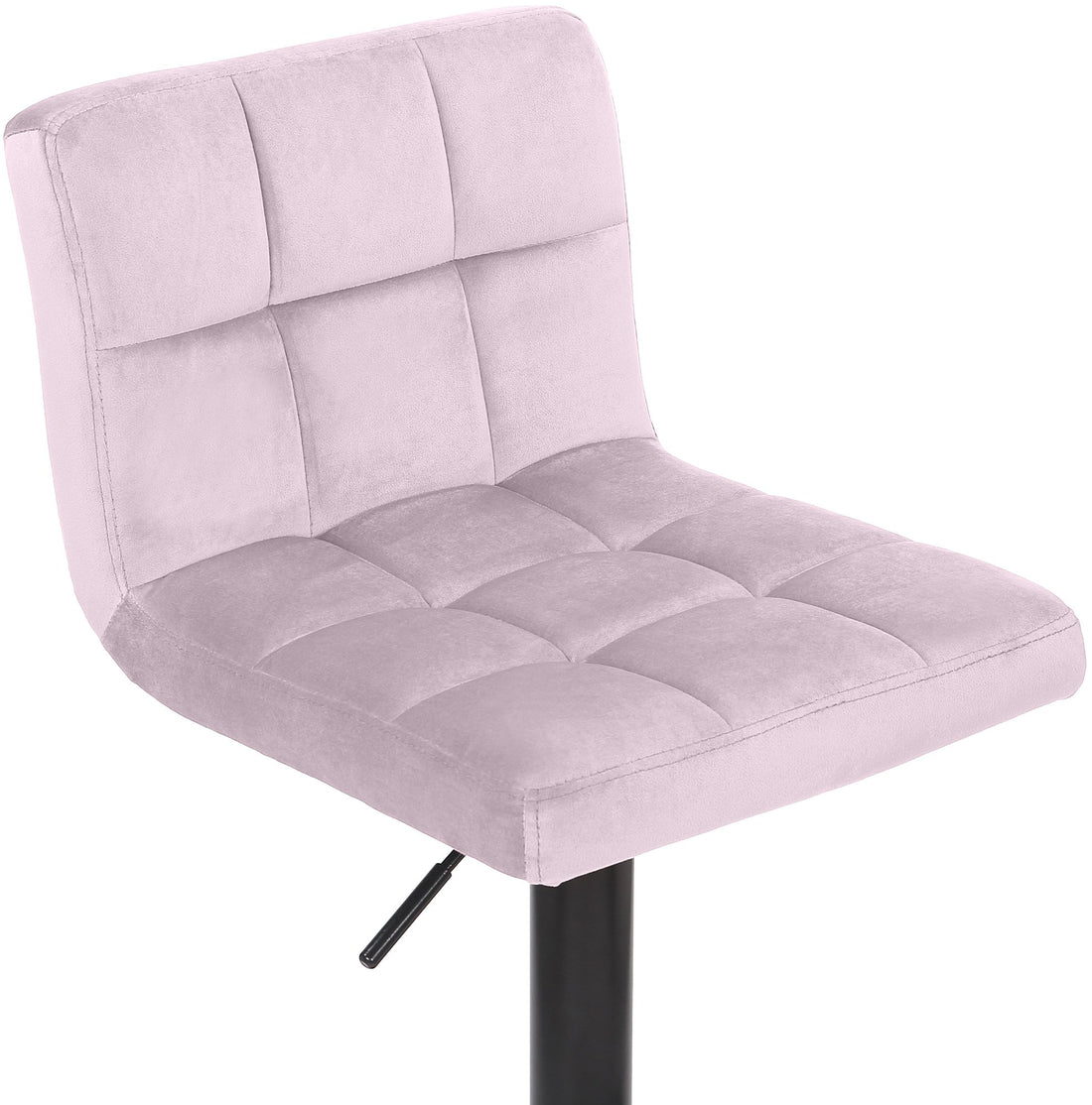 4-delige Set Fluwelen Barkrukken - Elegant - Traploos Verstelbaar, Stijlvol Design Kleur roze (licht)
