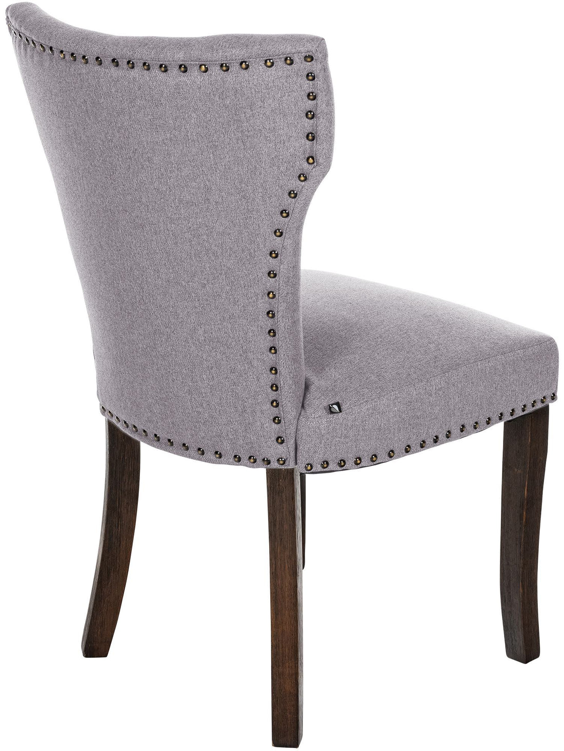 Set van 2 Eetkamerstoelen - Keukenstoelen - Hoog Zitcomfort Kleur grijs