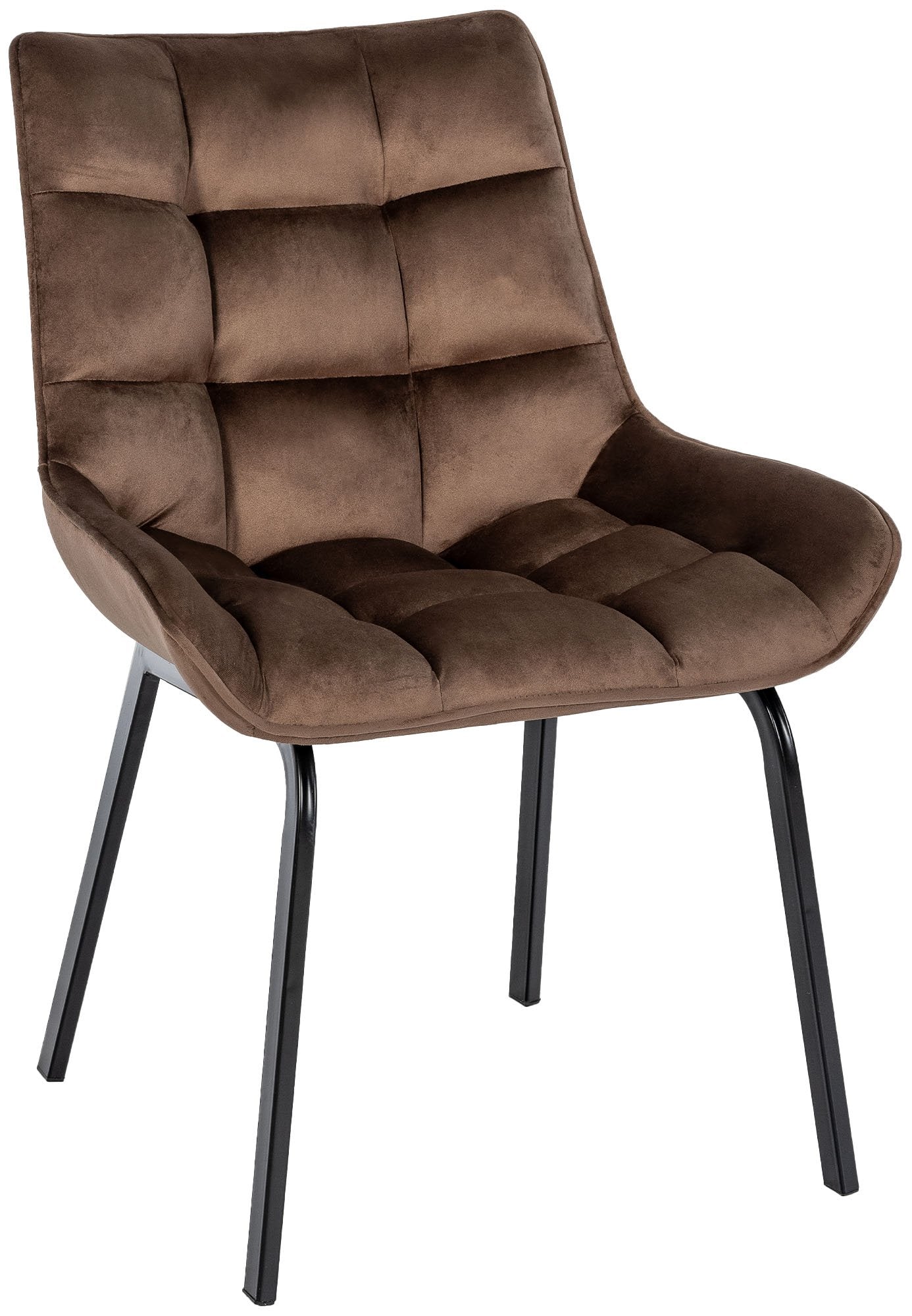 Eetkamerstoel - Keukenstoel - Ergonomisch Ontwerp, Comfortabel Zitcomfort Kleur bruin Materiaal zacht