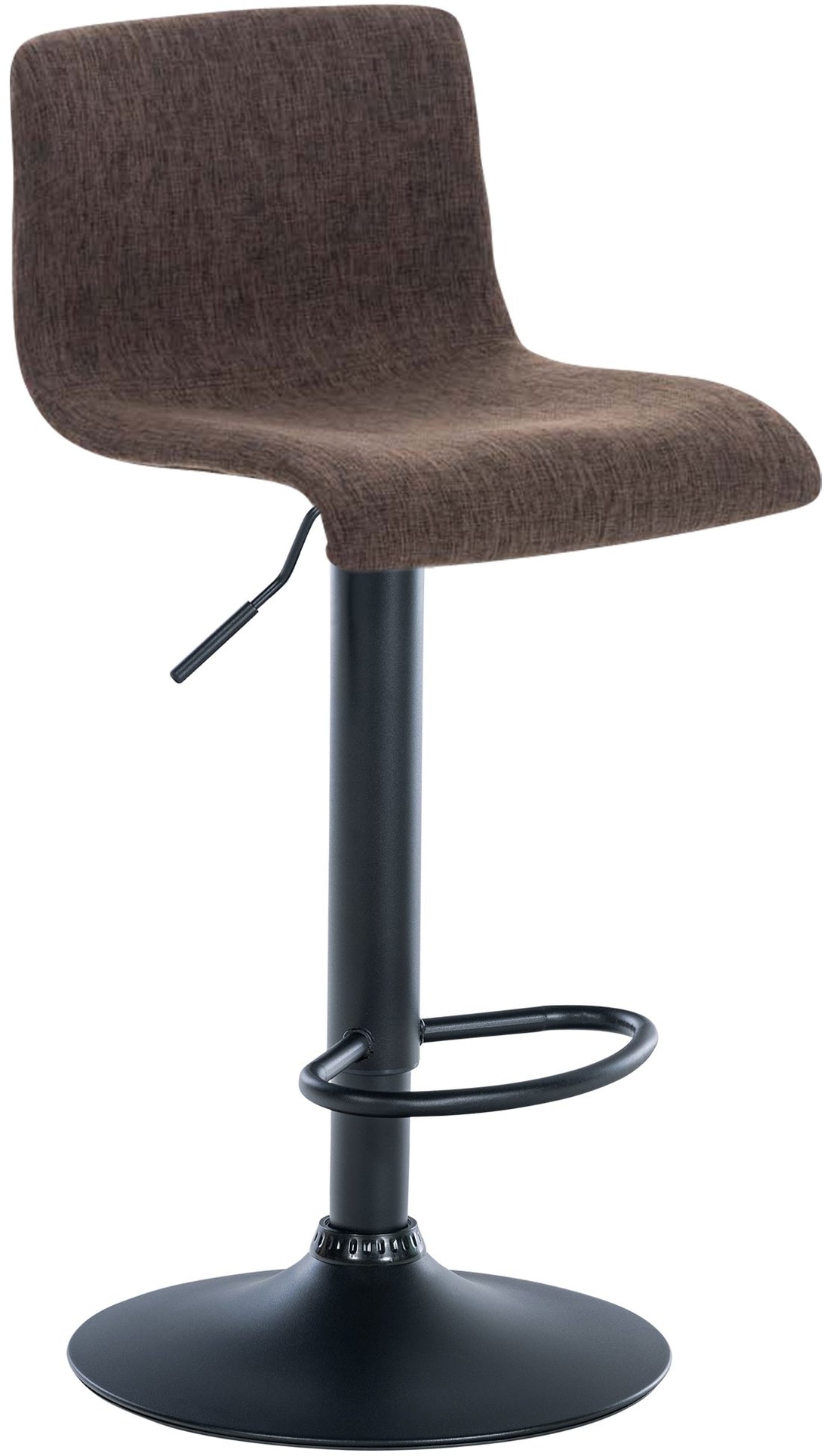 Stijlvolle, Moderne Barkruk - Ergonomisch Design, Traploze Hoogteverstelling, Ideaal voor Elk Kleur bruin