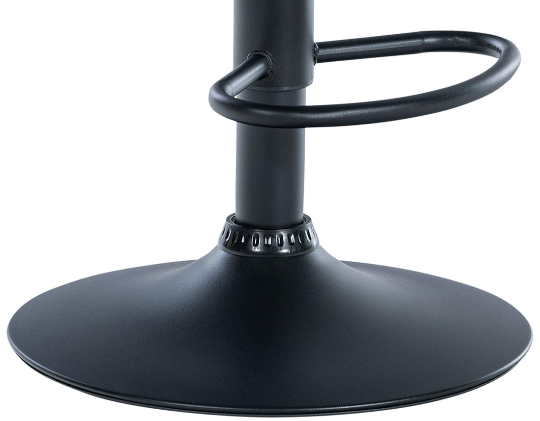 Verstelbare Barkruk - Design Stoel - Ergonomisch Zitcomfort, Stof & Chroomafwerking Kleur lichtgrijs