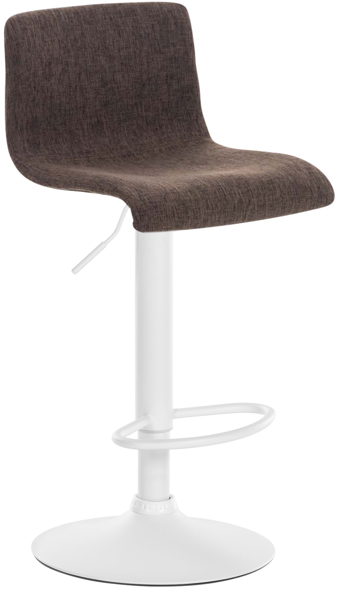 Barkruk - Stijlvolle Kruk - Verstelbare Hoogte, Ergonomie voor Optimaal Zitcomfort Kleur bruin